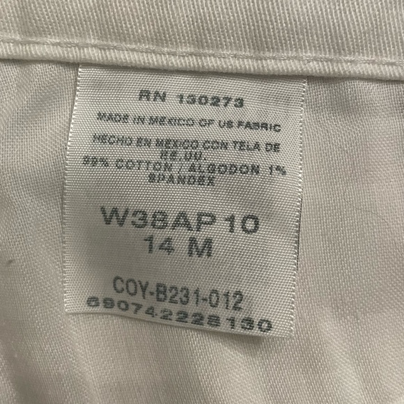 Lee Riders Easy Care white Capri pants, size 14 - Picture 4 of 10